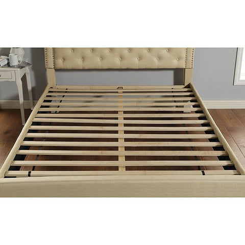 Aubree Bed Model Cm7537Bg-Queen Bed By Furniture Of America 