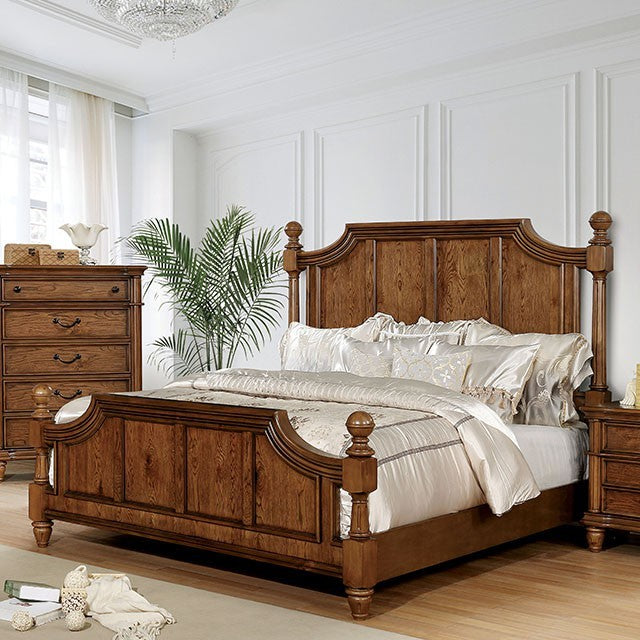 Mantador Bed Model Cm7542-E.King Bed By Furniture Of America 