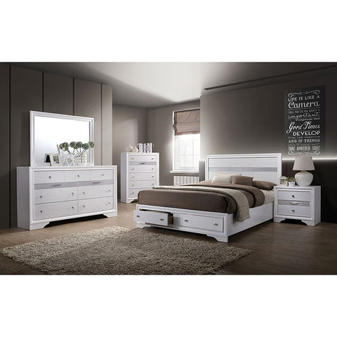 Chrissy Bed Model Cm7552-Queen Bed By Furniture Of America 