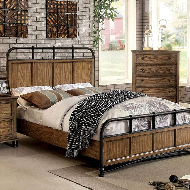 Mcville Bed Model Cm7558-E.King Bed By Furniture Of America 