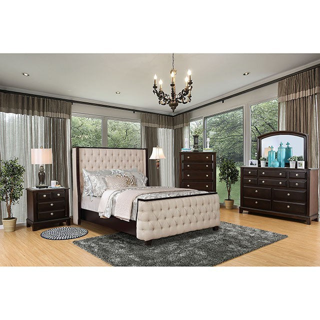 Camille Bed Model Cm7566-Queen Bed By Furniture Of America 