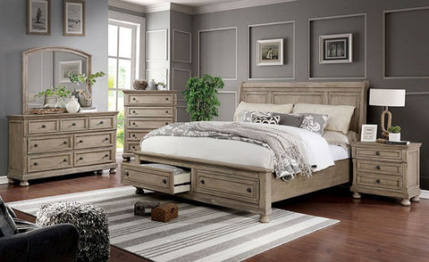 Wells Bed Model Cm7568-E.King Bed By Furniture Of America 