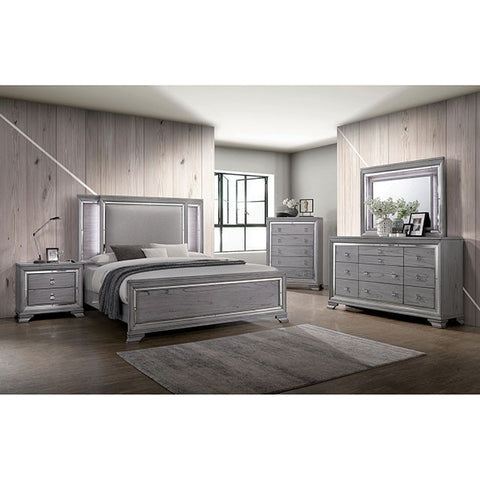 Alanis Bed Model Cm7579-E.King Bed By Furniture Of America 