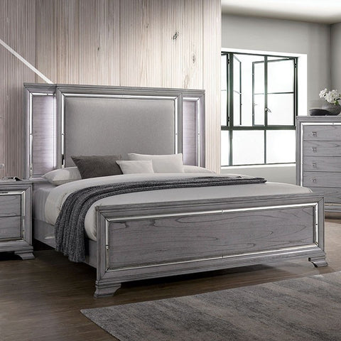 Alanis Bed Model Cm7579-E.King Bed By Furniture Of America 
