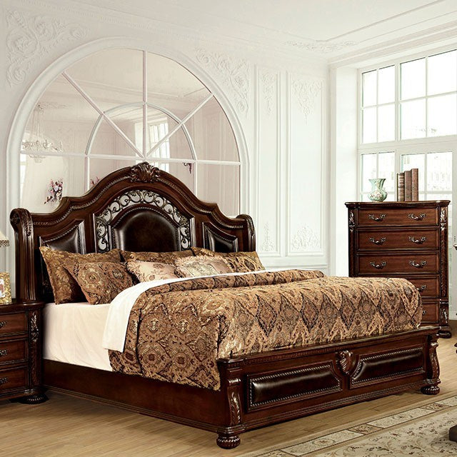 Flandreau Bed Model Cm7588-Queen Bed By Furniture Of America 