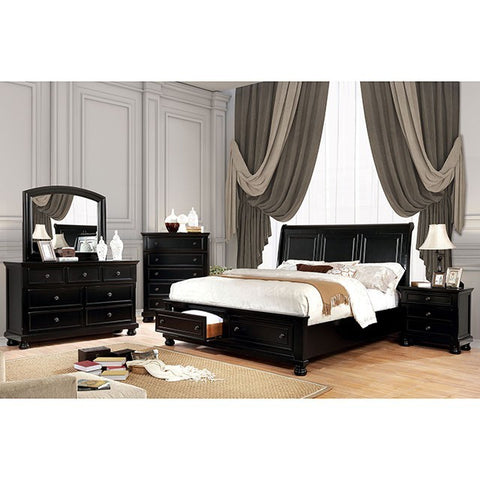 Castor Bed Model Cm7590Bk-E.King Bed By Furniture Of America 