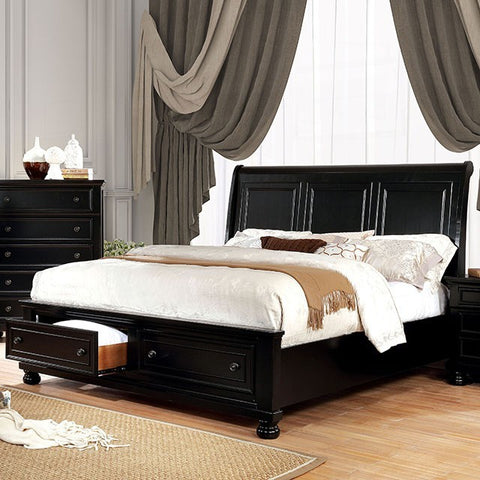 Castor Bed Model Cm7590Bk-E.King Bed By Furniture Of America 