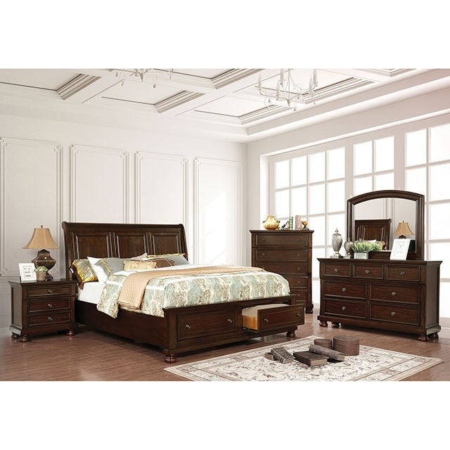 Castor Bed Model Cm7590Ch-E.King Bed By Furniture Of America 