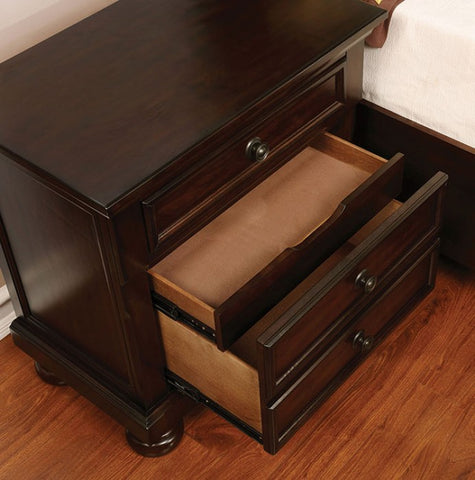 Castor Night Stand Model Cm7590Ch-N By Furniture Of America 