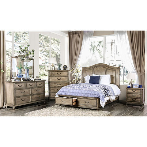 Belgrade Bed Model Cm7613-Cal.King Bed By Furniture Of America 