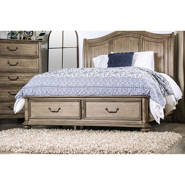 Belgrade Bed Model Cm7613-Cal.King Bed By Furniture Of America 