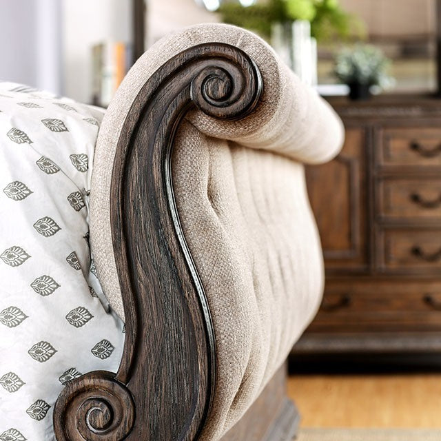 Lysandra Bed Model Cm7663-E.King Bed By Furniture Of America 