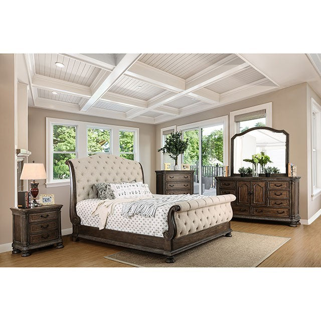 Lysandra Bed Model Cm7663-Queen Bed By Furniture Of America 