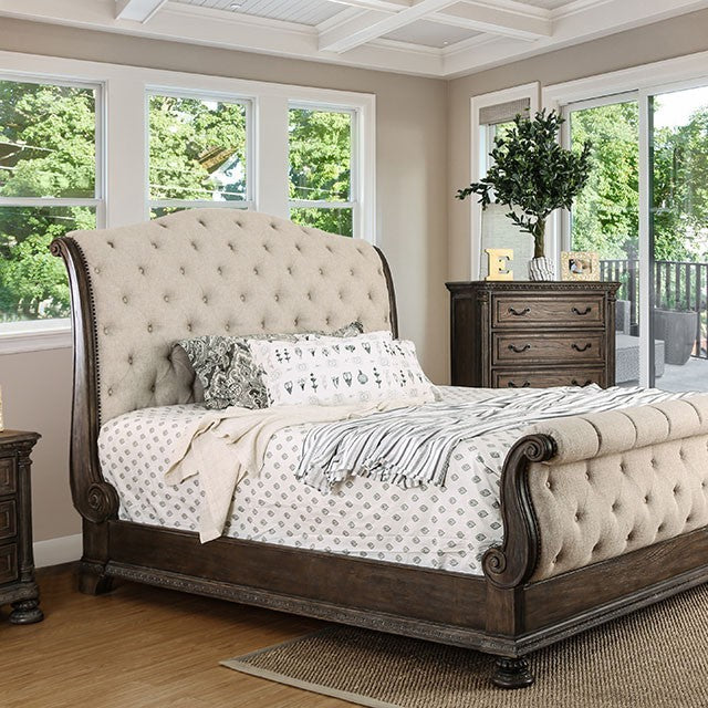 Lysandra Bed Model Cm7663-Queen Bed By Furniture Of America 