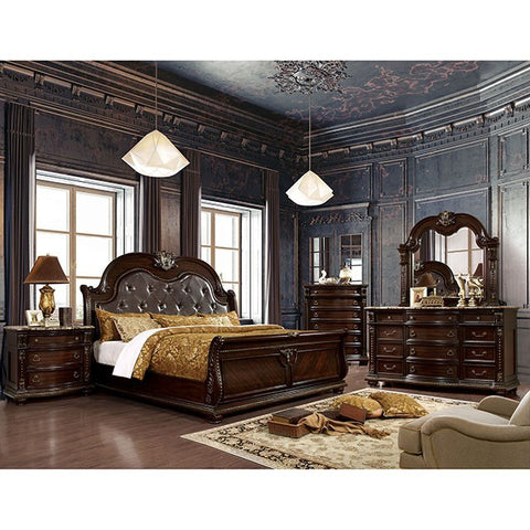 Fromberg Bed Model Cm7670-E.King Bed By Furniture Of America 