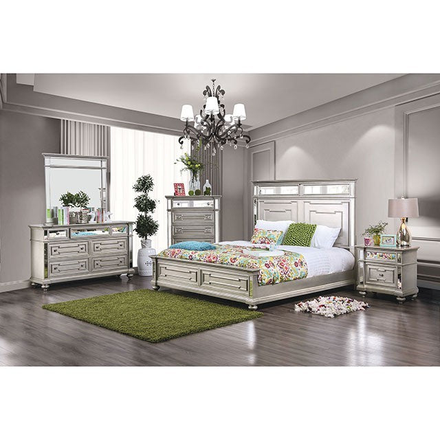 Salamanca Bed Model Cm7673-E.King Bed By Furniture Of America 