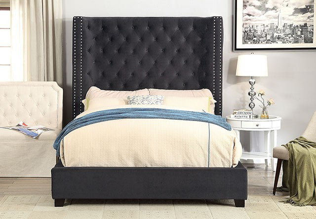 Mirabelle Bed Model Cm7679Dg-E.King Bed By Furniture Of America 