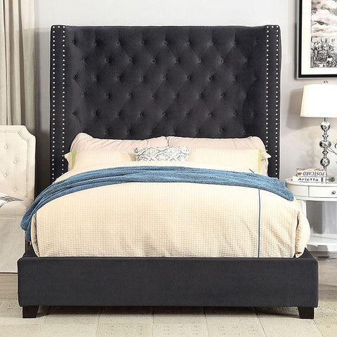 Mirabelle Bed Model Cm7679Dg-Cal.King Bed By Furniture Of America 