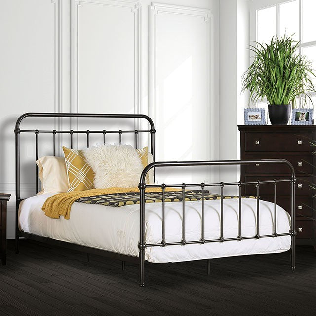 Iria Bed Model Cm7701Gm-Full Bed By Furniture Of America 