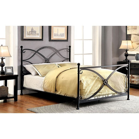 Zaria Bed Model Cm7732-Twin Bed By Furniture Of America 