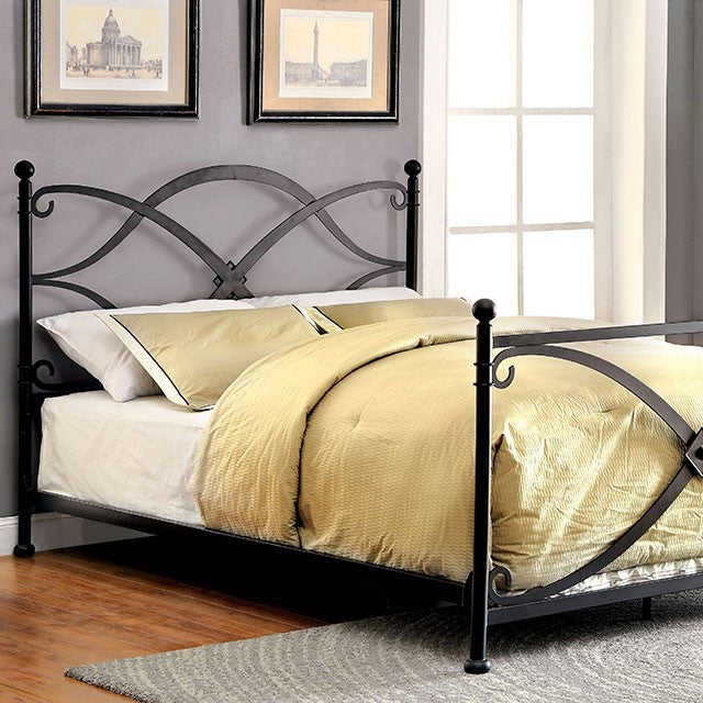 Zaria Bed Model Cm7732-Twin Bed By Furniture Of America 