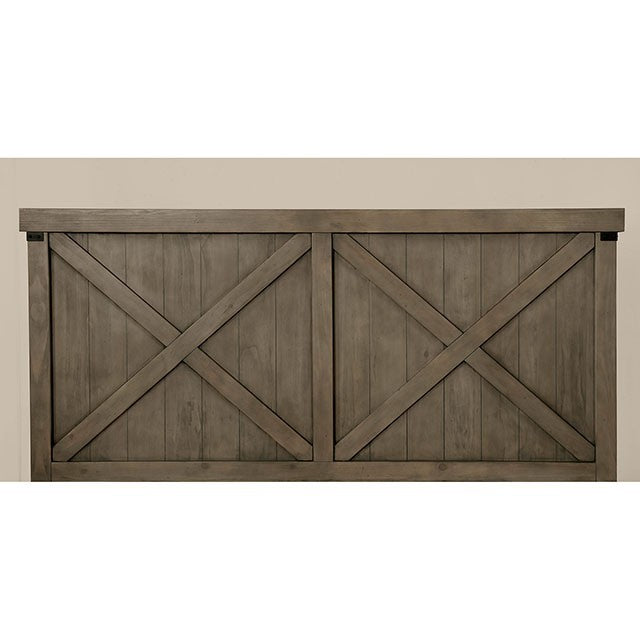 Bianca Bed Model Cm7734Gy-Cal.King Bed By Furniture Of America 