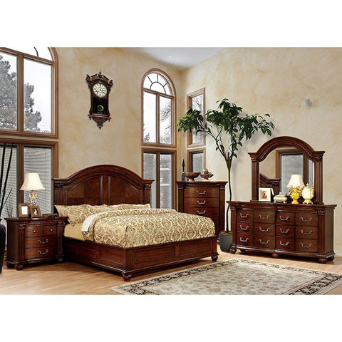 Grandom Bed Model Cm7736-Queen Bed By Furniture Of America 