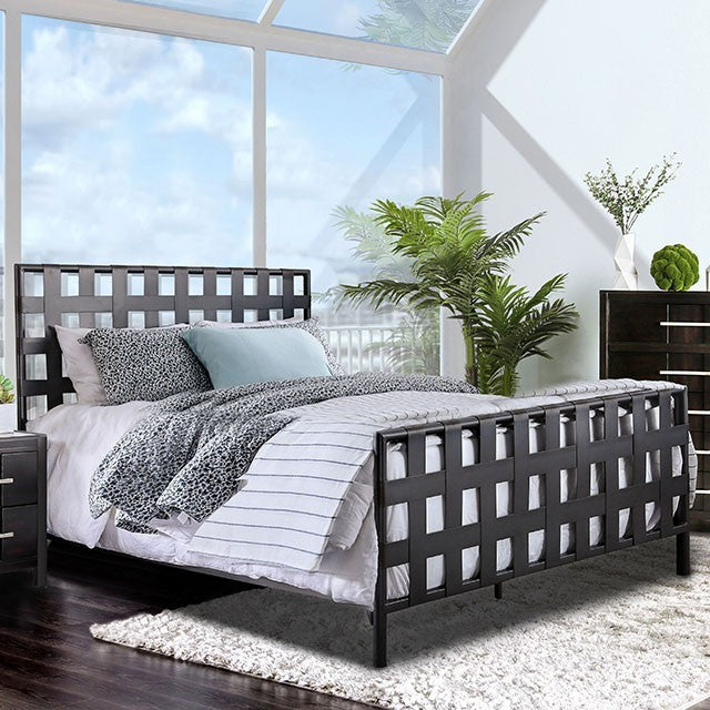 Earlgate Bed Model Cm7758-E.King Bed By Furniture Of America 