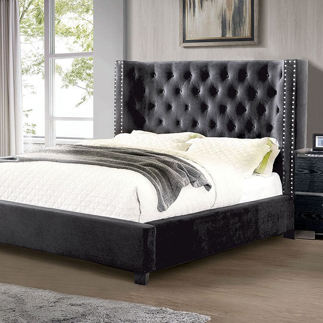 Cayla Bed Model Cm7779Dg By Furniture Of America 