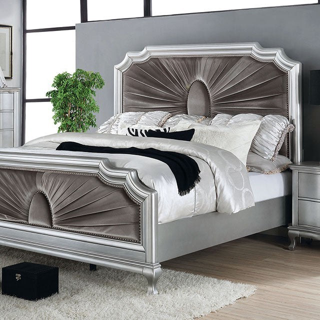 Aalok Bed Model Cm7864-E.King Bed By Furniture Of America 