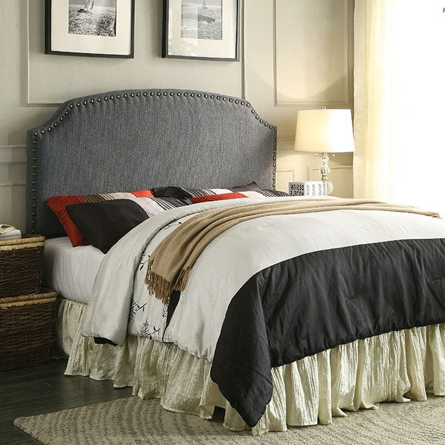 Hasselt Headboard Model Cm7880Gy-Hb-King Headboard By Furniture Of America 