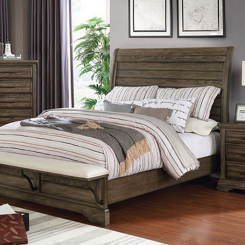 Gilbert Bed Model Cm7894-E.King Bed By Furniture Of America 