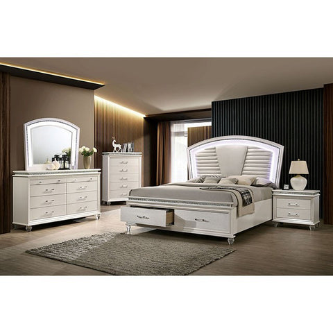 Maddie Bed Model Cm7899-Queen Bed By Furniture Of America 