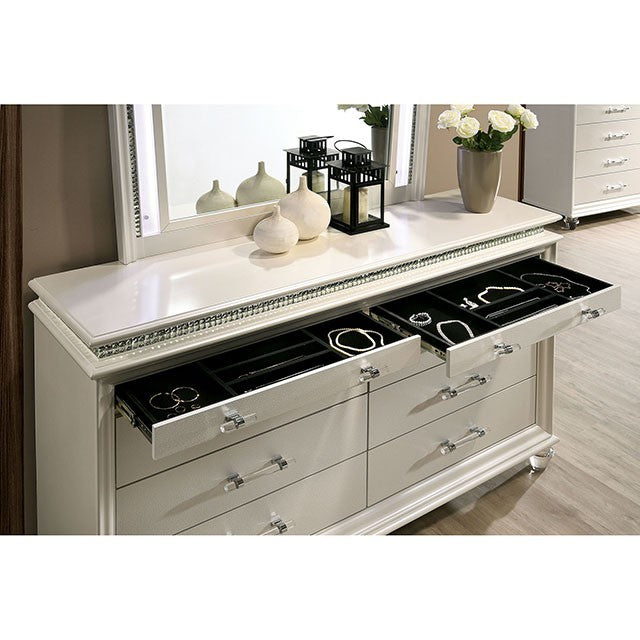 Maddie Bed Model Cm7899-Queen Bed By Furniture Of America 