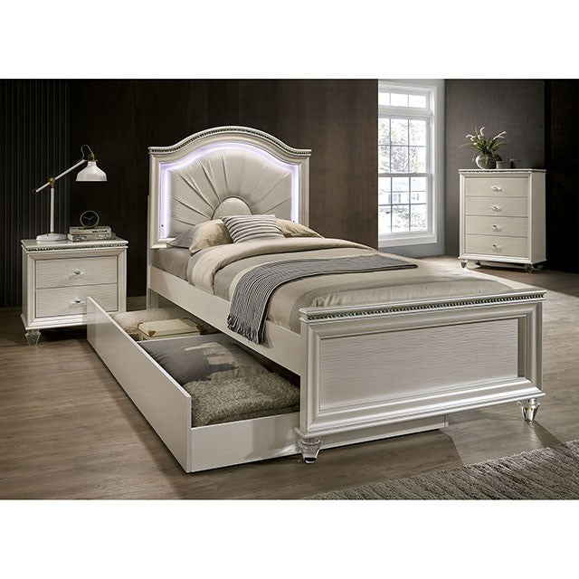 Allie Bed Model Cm7901-Twin Bed By Furniture Of America 