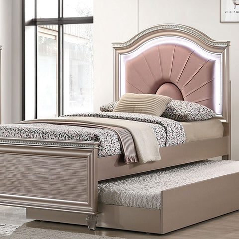 Allie Bed Model Cm7901Rg-Twin Bed By Furniture Of America 