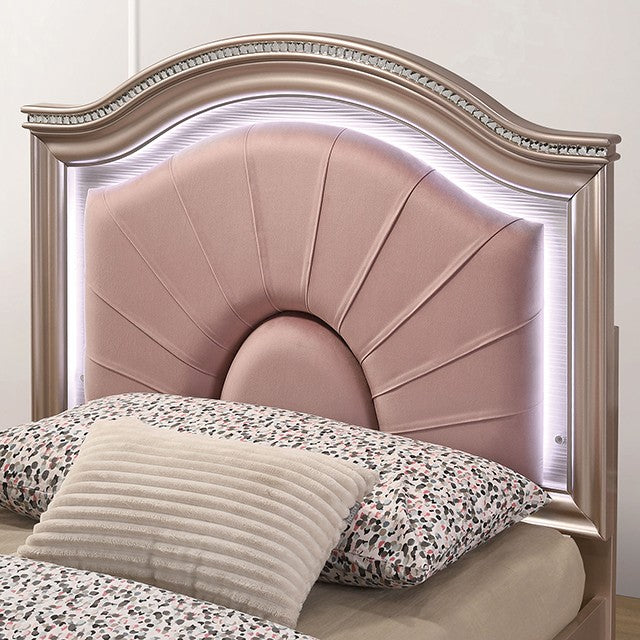 Allie Bed Model Cm7901Rg-Twin Bed By Furniture Of America 