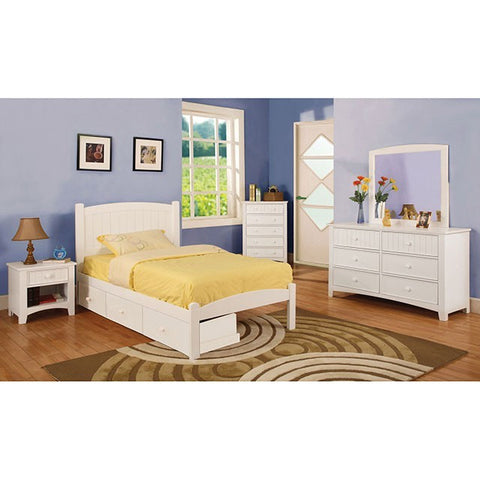 Caren Bed Model Cm7902-Twin Bed By Furniture Of America 