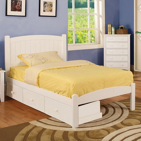 Caren Bed Model Cm7902-Twin Bed By Furniture Of America 