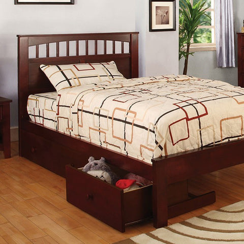 Carus Bed Model Cm7904Ch-Twin Bed By Furniture Of America 