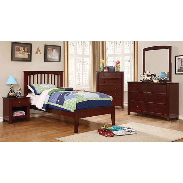 Pine Brook Bed Model Cm7908Ch-Full Bed By Furniture Of America 
