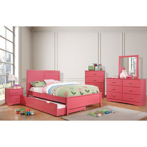 Prismo Bed Model Cm7941Pk-Twin Bed By Furniture Of America 