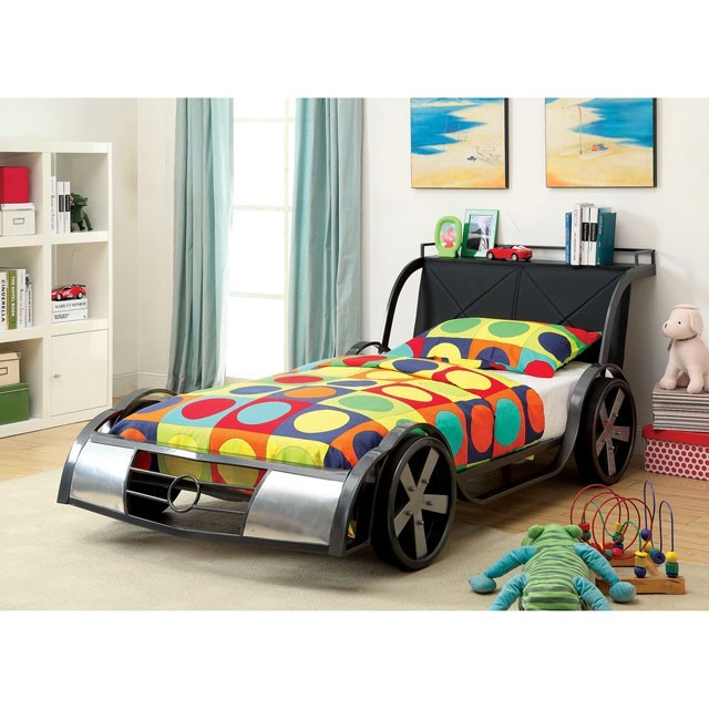 Gt Racer Full Bed Model Cm7946-Twin Bed By Furniture Of America 