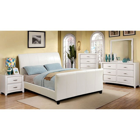 Maynard Bed Model Cm7947Wh-E.King Bed By Furniture Of America 