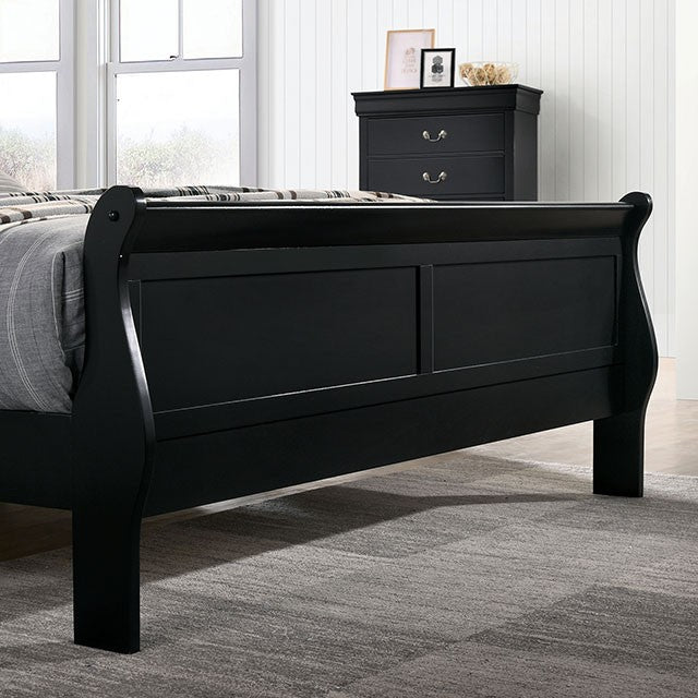 Louis Philippe Bed Model Fm7866Bk By Furniture Of America 