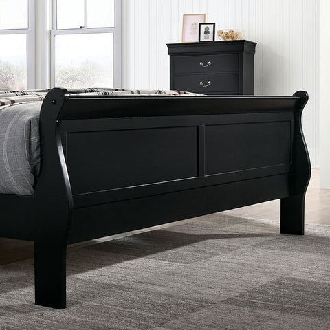 Louis Philippe Bed Model Fm7866Bk-Twin Bed By Furniture Of America 