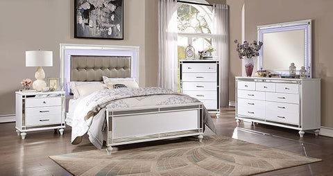 Brachium Bed Model Cm7977Wh-Queen Bed By Furniture Of America 