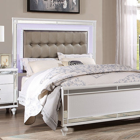 Brachium Bed Model Cm7977Wh-E.King Bed By Furniture Of America 