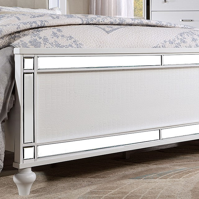 Brachium Bed Model Cm7977Wh-Queen Bed By Furniture Of America 