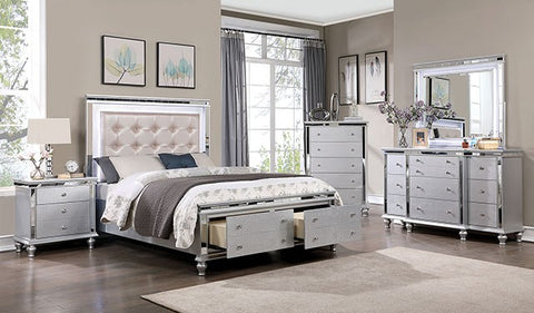 Bellinzona Bed Model Cm7992-E.King Bed By Furniture Of America 